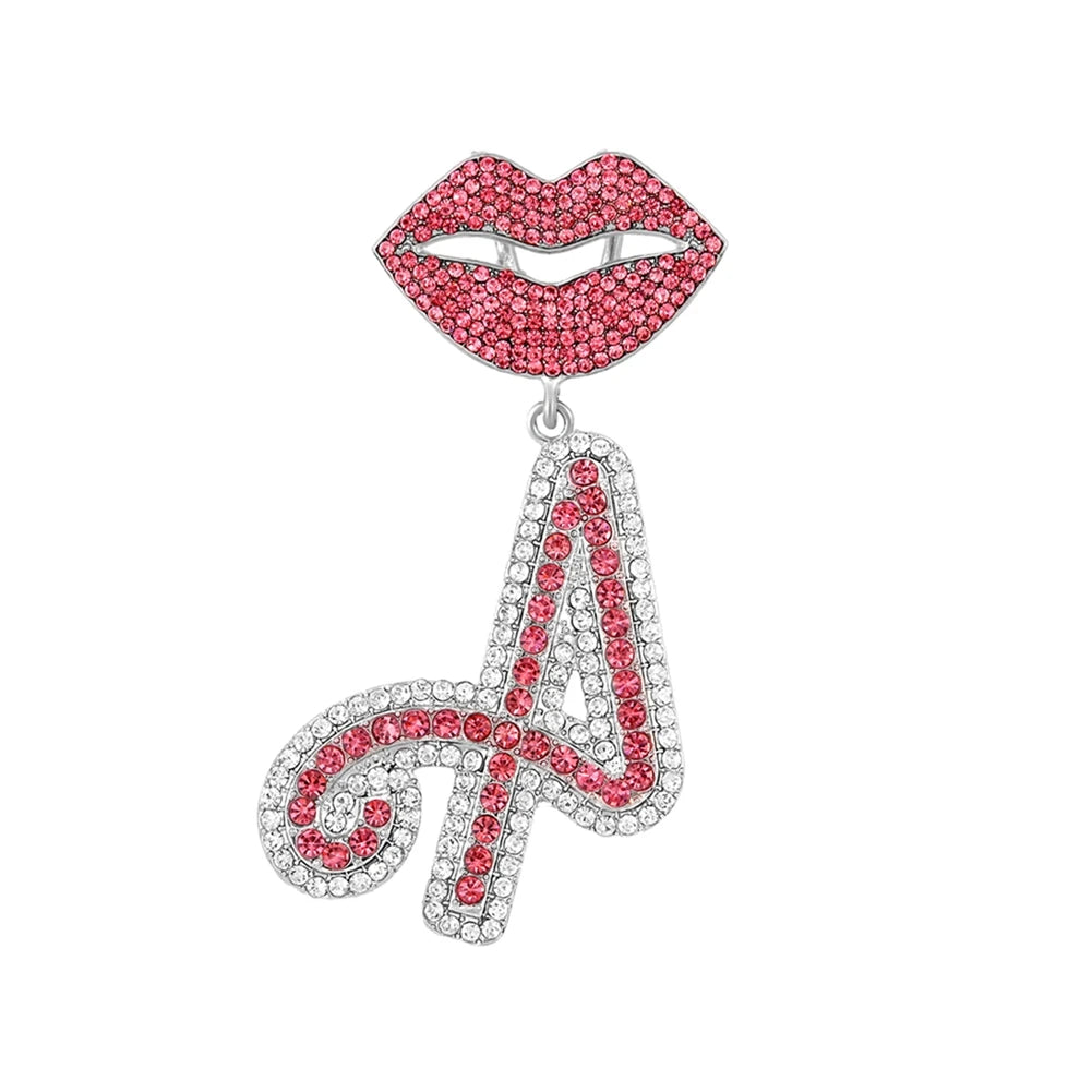 Chaîne cubaine pendentif avec lettre