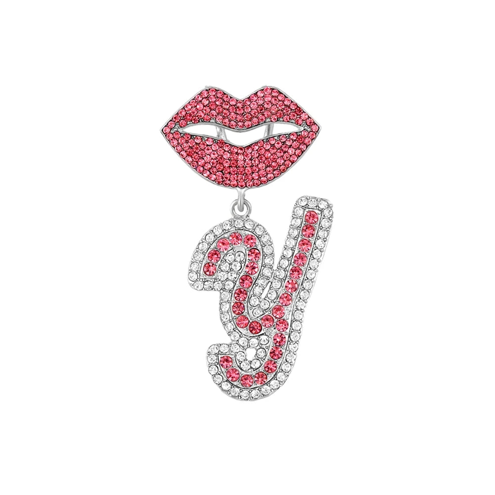 Chaîne cubaine pendentif avec lettre