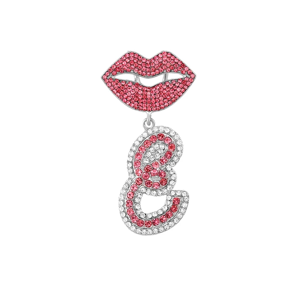 Chaîne cubaine pendentif avec lettre