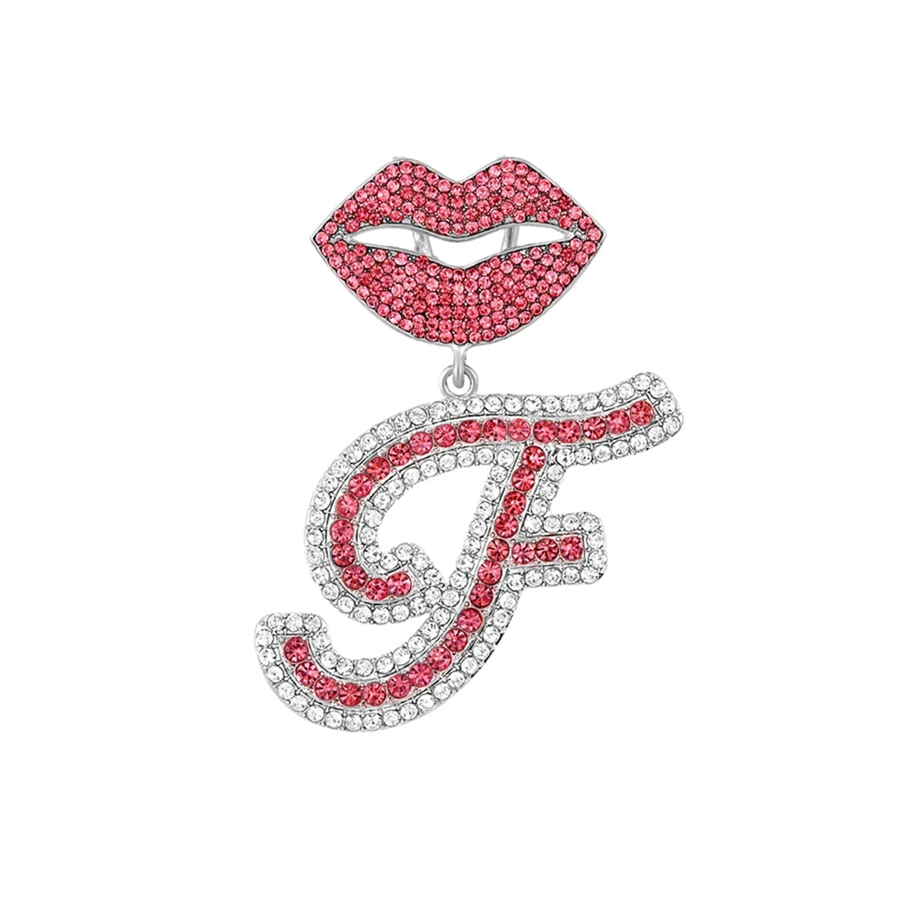 Chaîne cubaine pendentif avec lettre