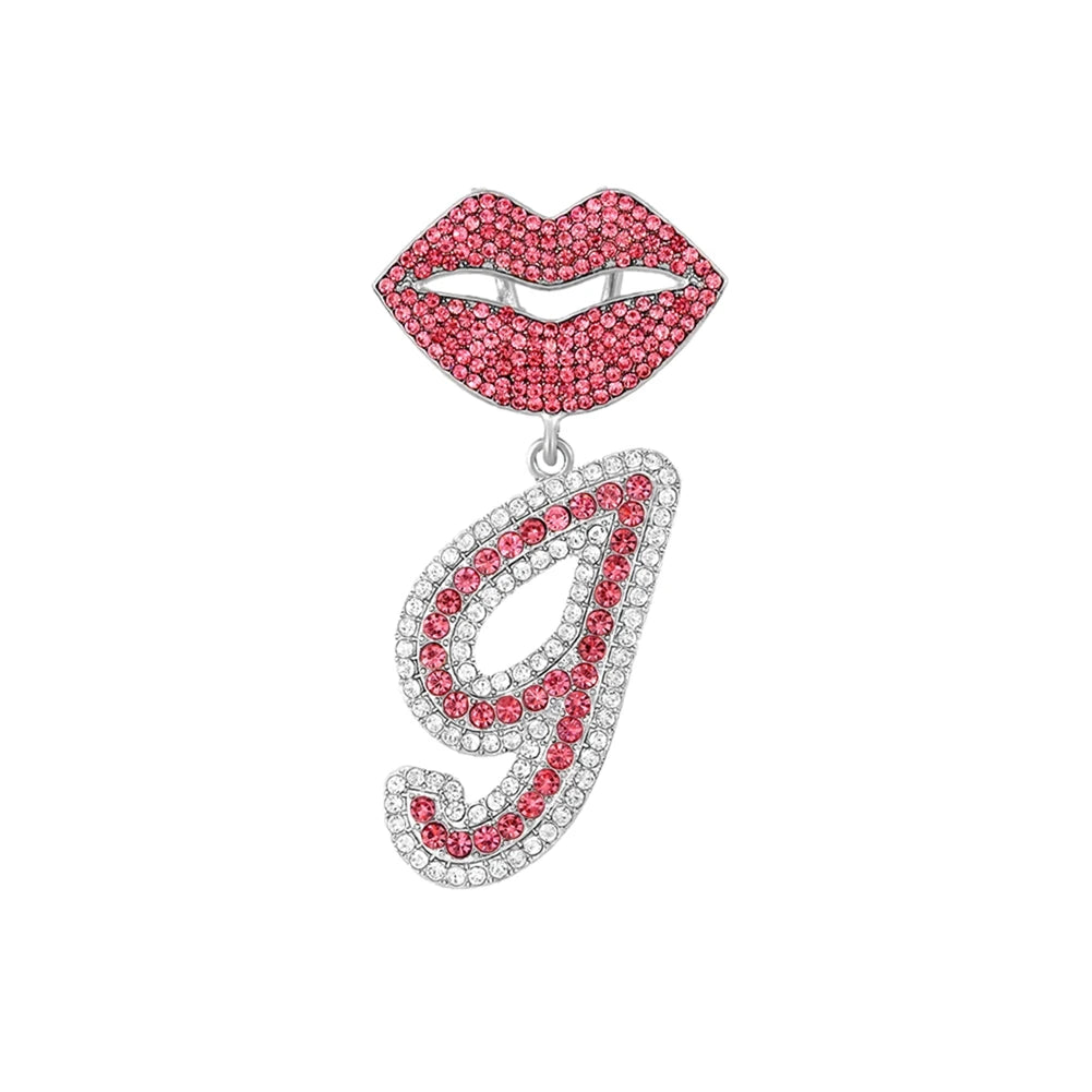 Chaîne cubaine pendentif avec lettre