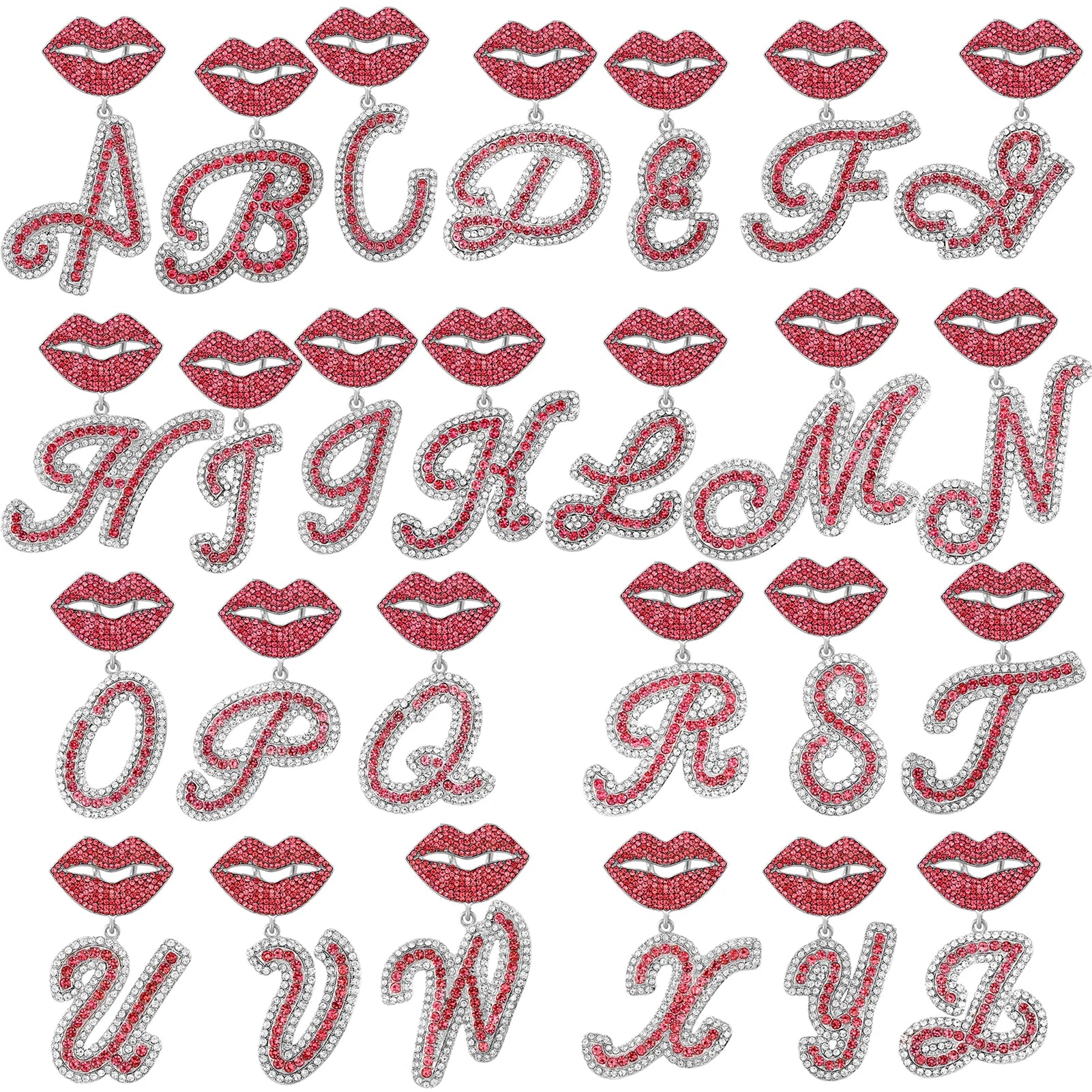 Chaîne cubaine pendentif avec lettre
