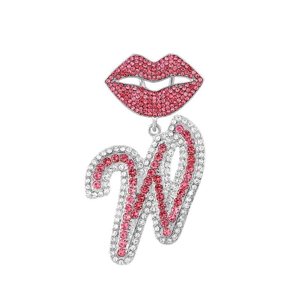 Chaîne cubaine pendentif avec lettre